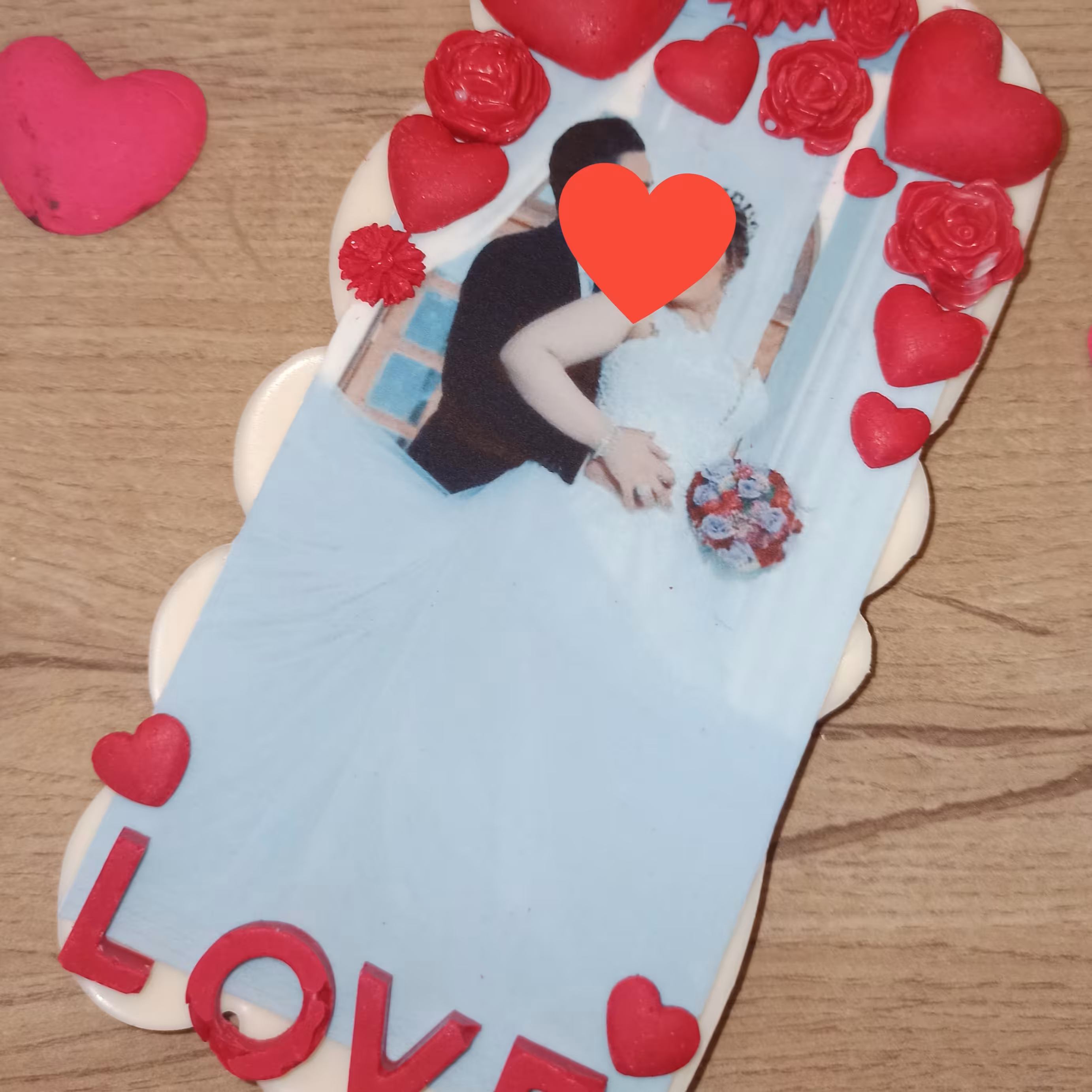 شکلات تبلتی عکس دار مخصوص ولنتاین کاملا خوراکی 