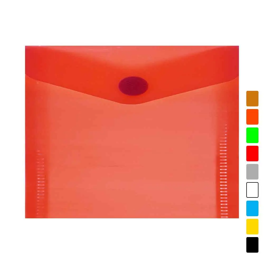 خرید پوشه دکمه دار پلاستیکی A6 سایز 12 × 16.5 سانت