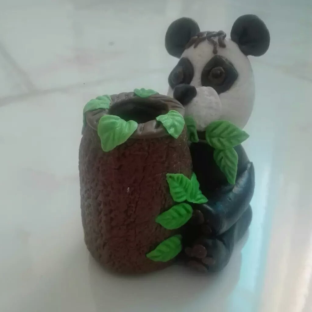 جای خلال دندان پاندا از جنس خمیر چینی