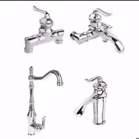 ست کامل 4 تیکه شیرآلات رستاک مدل آرسن کروم (ارسال رایگان)با کیفیت و زیبا