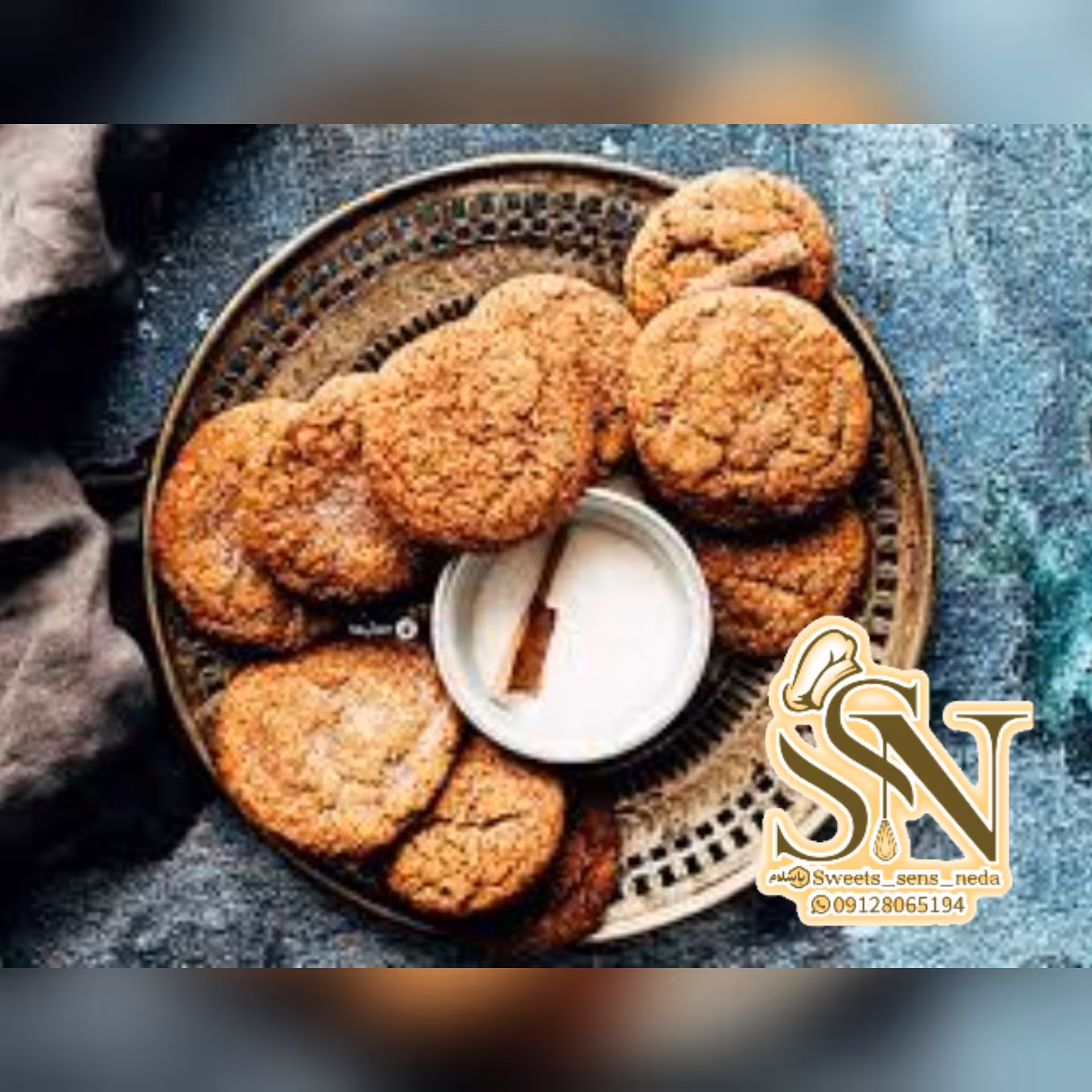 کوکی اسنیکرز   خانگی پخت روز (حس شیرین )