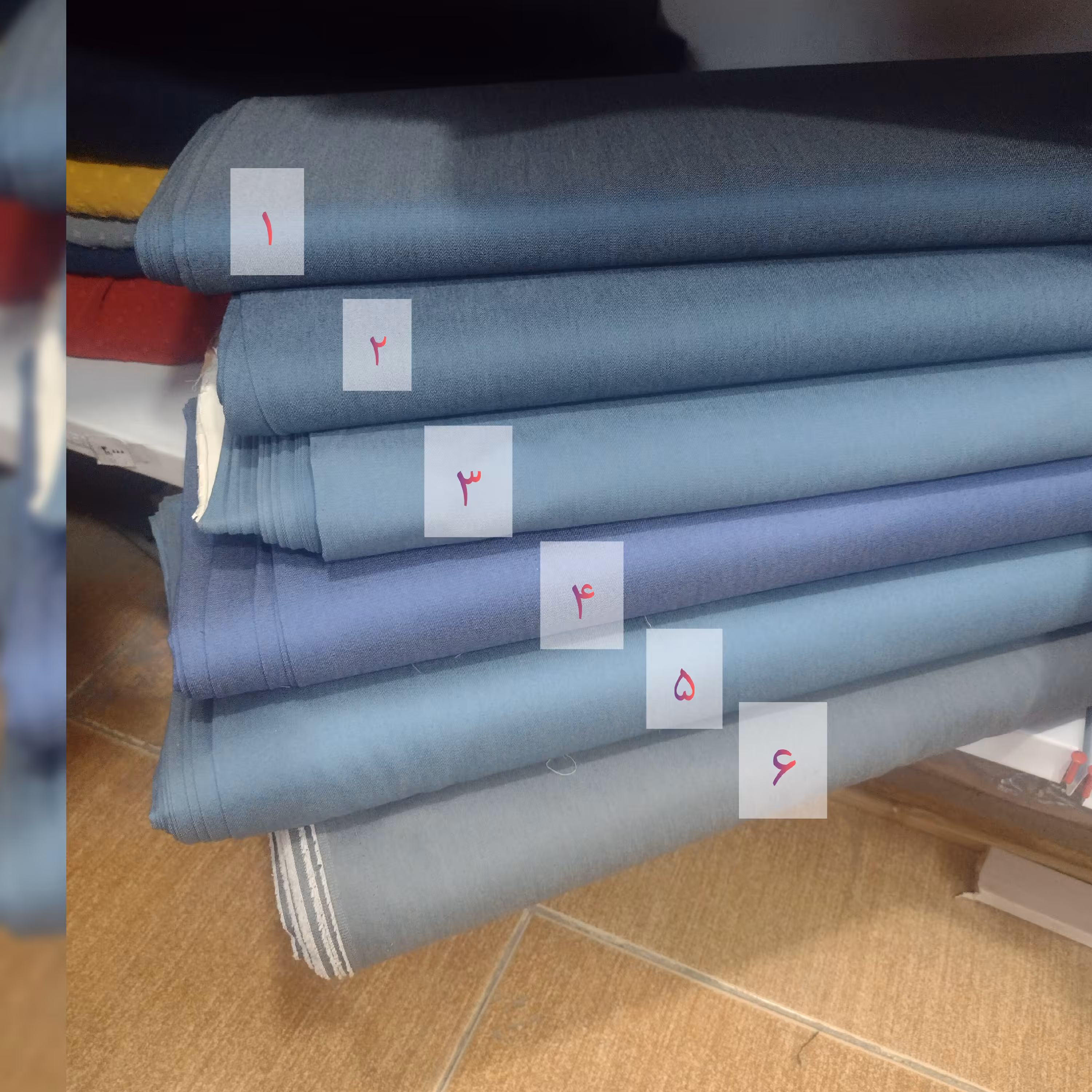 پارچه جین کاغذی_لی کاغذی 