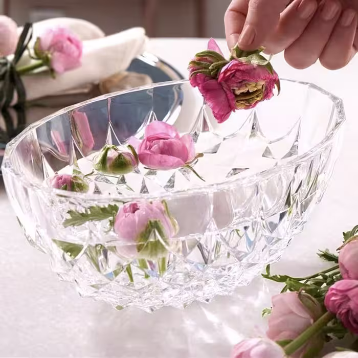 کاسه بیضی کریستال مدلlavinia