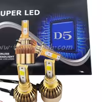 هدلایت سه رنگ D5 پایه H1 فلشر و ضد اب و ضربه دارای گارانتی مناسب انواع خودرو نوردهی عالی و کم مصرف