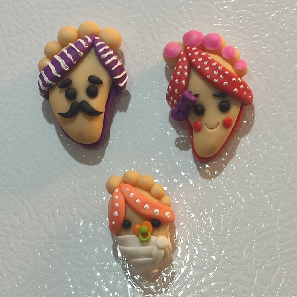 مگنت دمپایی جنس خمیری