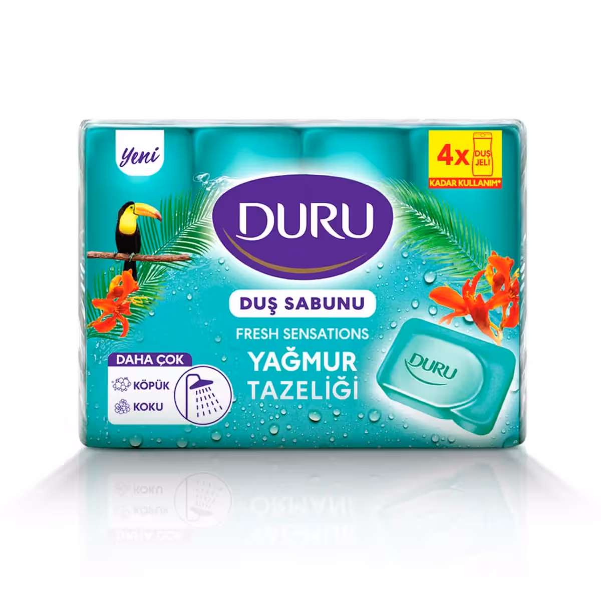 صابون دورو 4 عددی رایحه باران 600 گرمی