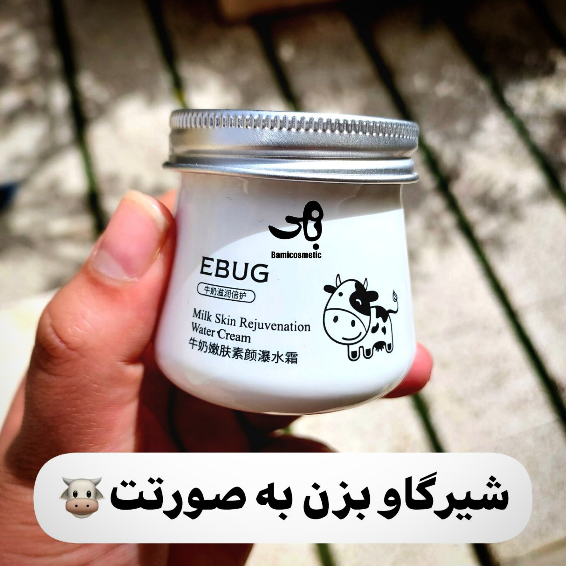 کرم کاسه ای شیرگاو ایباگ 80 گرم