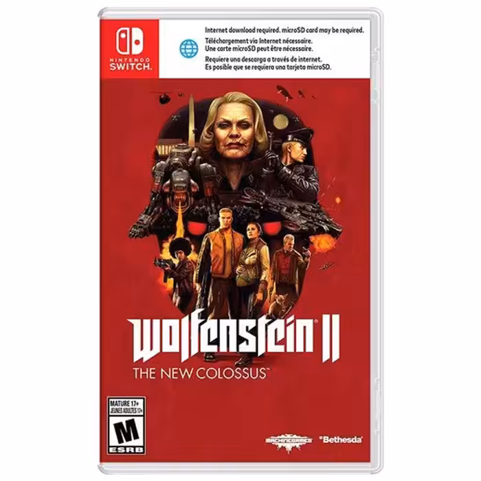 خرید دیسک بازی Wolfenstein II: The New Colossus نینتندو سوییچ با بهترین قیمت