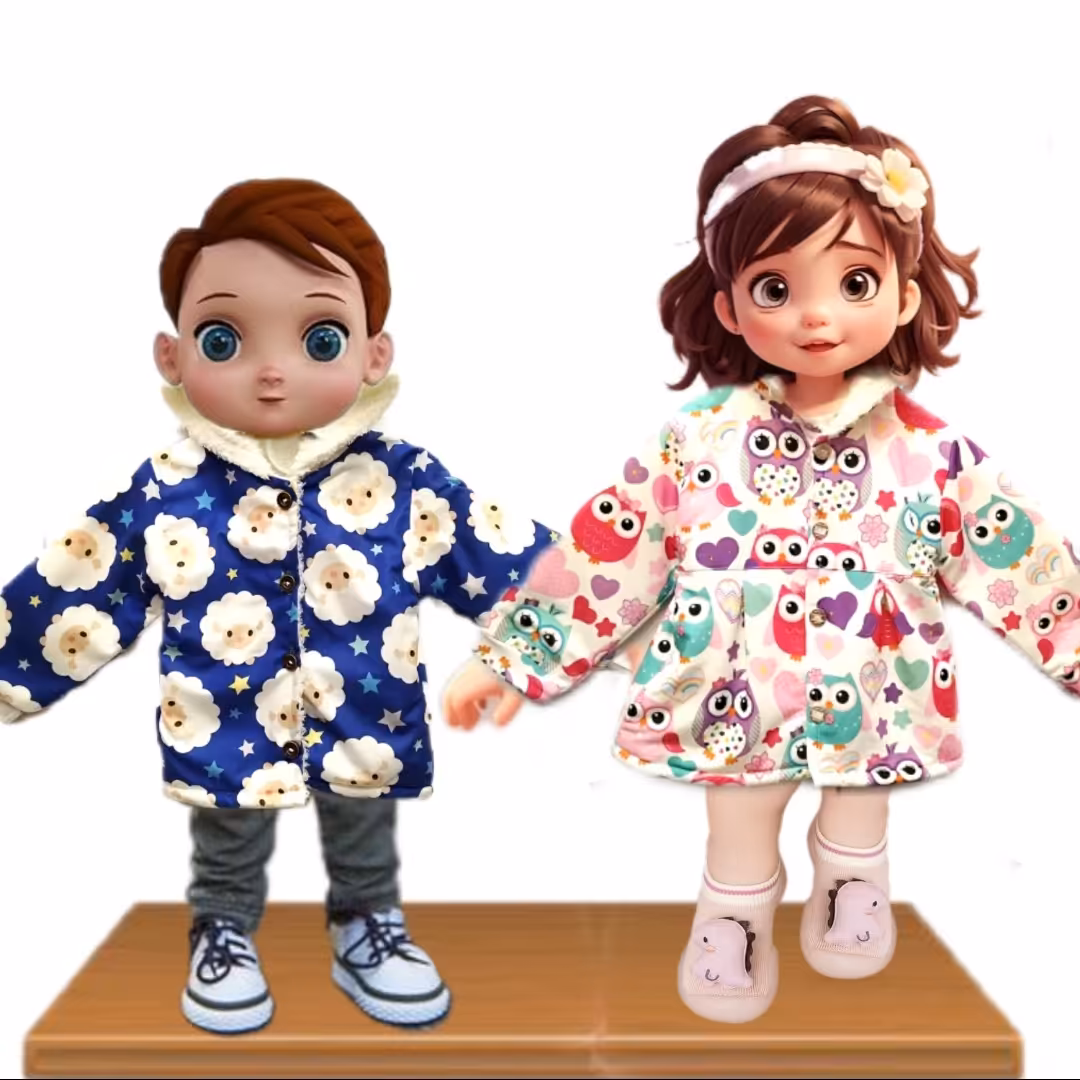 کاپشن بچگانه. نوزادی.داخل پولیشی.جنس رویه پنبه ای.کلاهدار.نرم و گرم.مناسب یک الی دوسال.دخترانه.پسرانه