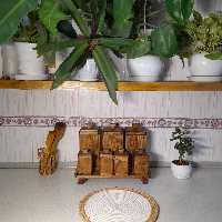 پاسماوری چوبی  (ست هفت پارچه) (قابل تولید در رنگ ،تعداد و   ابعاد متفاوت )