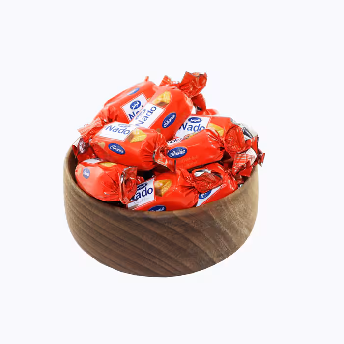 شکلات نادو روکش شکلاتی با مغز کارامل 1کیلویی