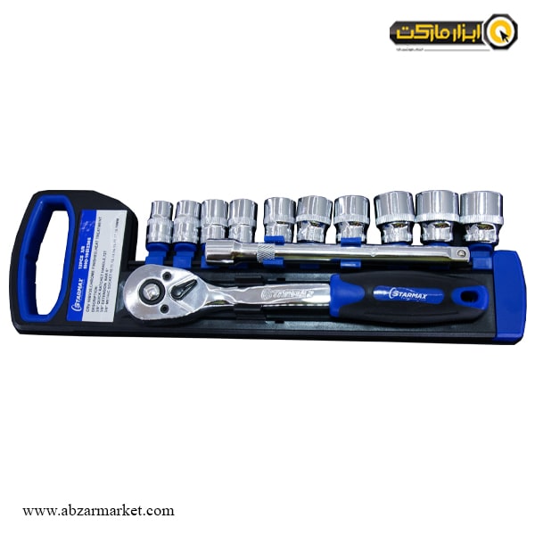 ست بکس ریلی استارمکس 12 عددی 3/8 اینچ مدل SHO-19S1238S