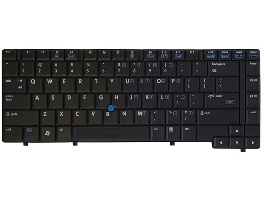 کیبورد لپ تاپ اچ پی Compaq 6910 مشکی با ماوس