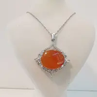 تو گردنی عقیق یمانی نقره عیار 925 01