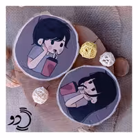 زیرلیوانی چوبی ست عشق نقاشی شده با دست و پوشش رزین