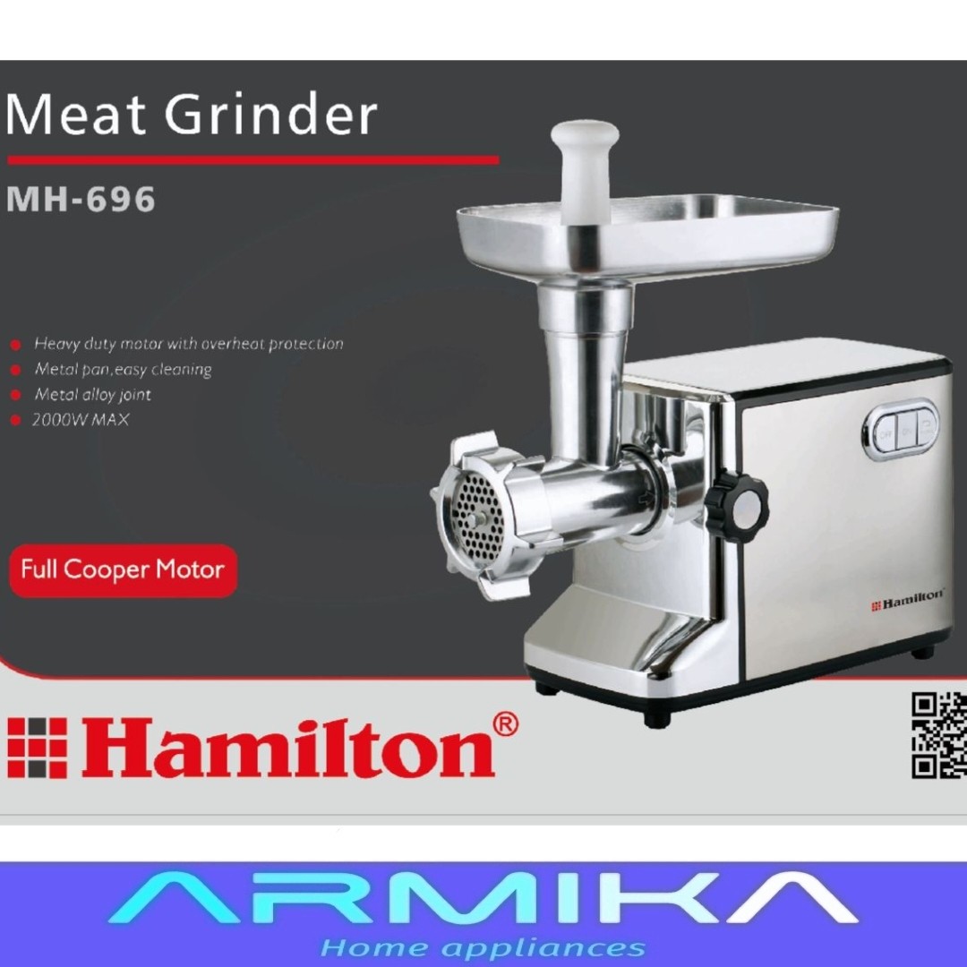 چرخ گوشت بدنه استیل همیلتون مدل MH-696