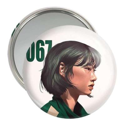 آینه جیبی خندالو مدل کانگ سه بیوک بازی مرکب Squid Game کد 10816