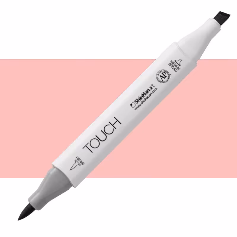 ماژیک راندو براش دو سر TOUCH شین هان کد R18 رنگ PEACH