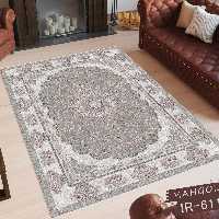 فرشینه مخمل4متری کد611 استوپ دار روحا(ماهگل)