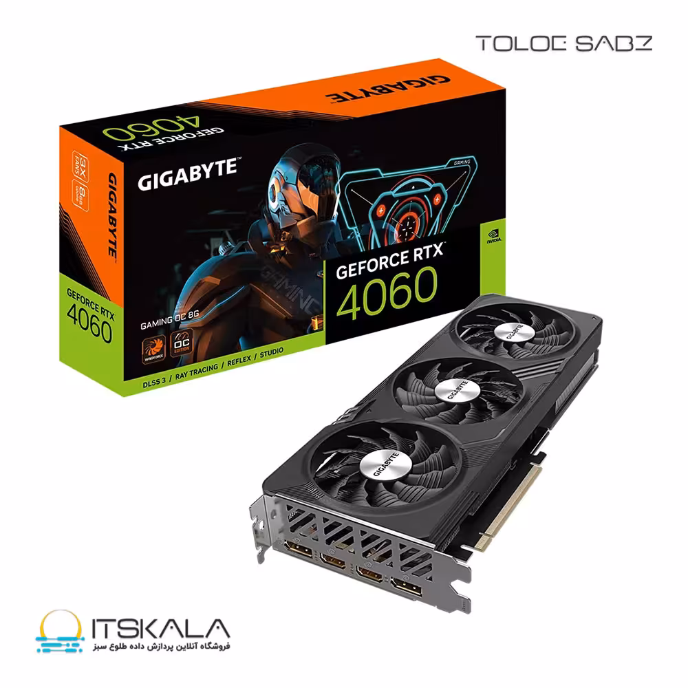 قیمت و خرید کارت گرافیک گیگابایت مدل GeForce RTX 4060 GAMING OC 8G | ITSKALA