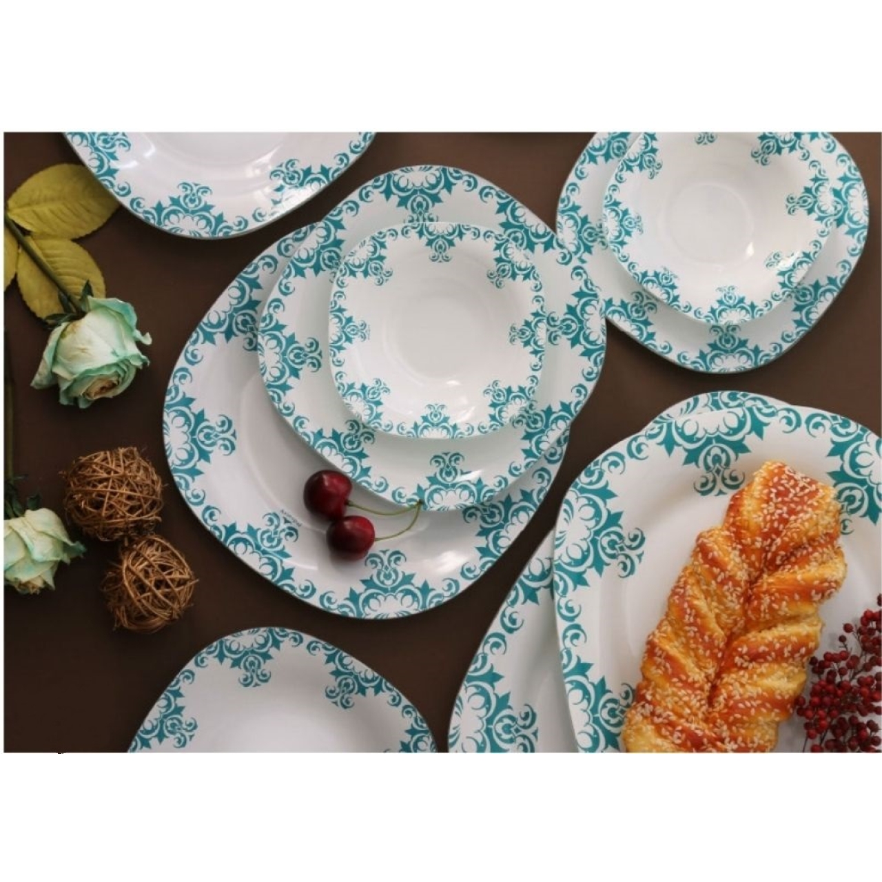 سرویس غذاخوری آرکوپال 25 پارچه آذین اوپال کد 410