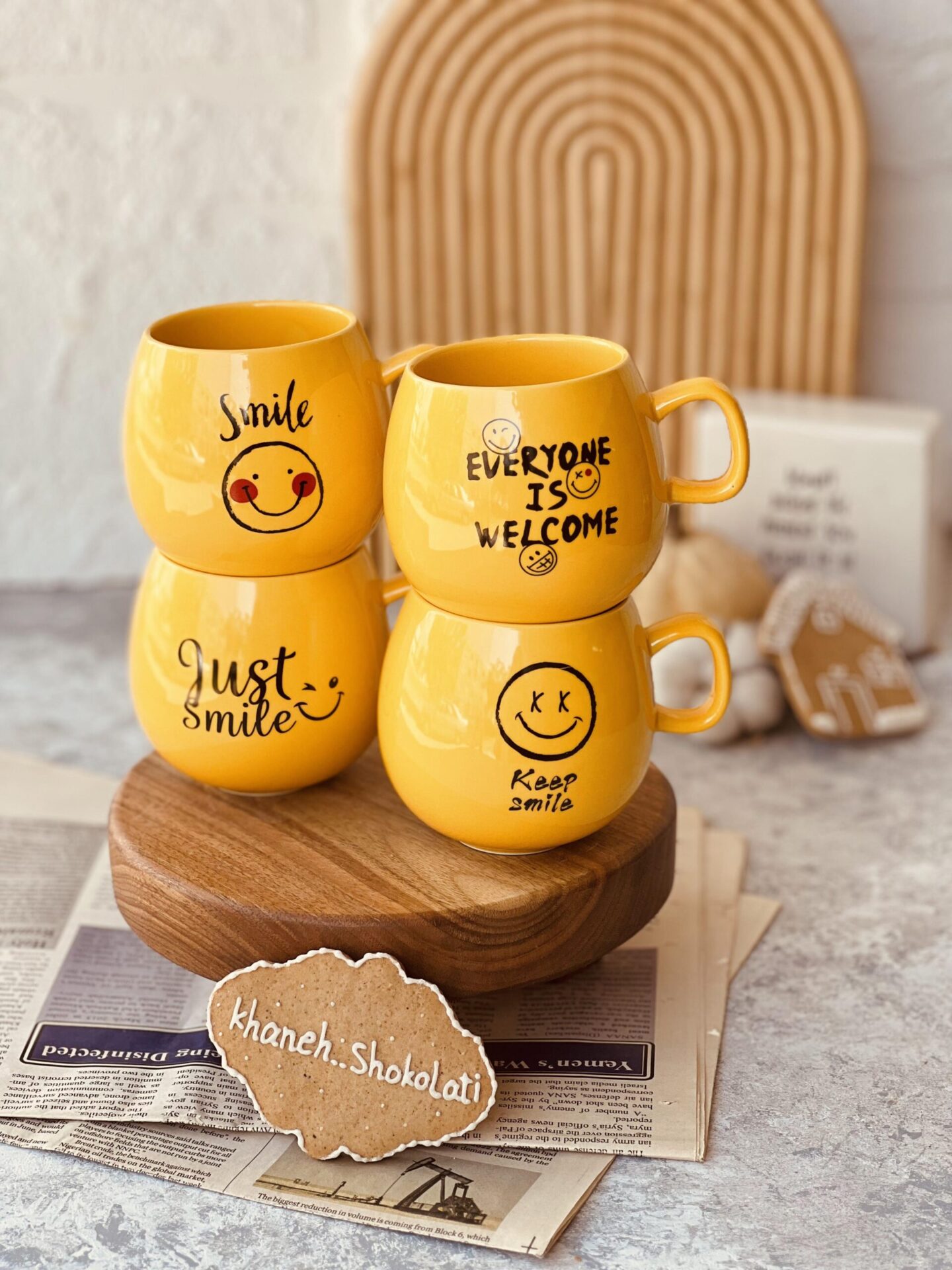 ماگ تپلی طرح استیکر کد0058