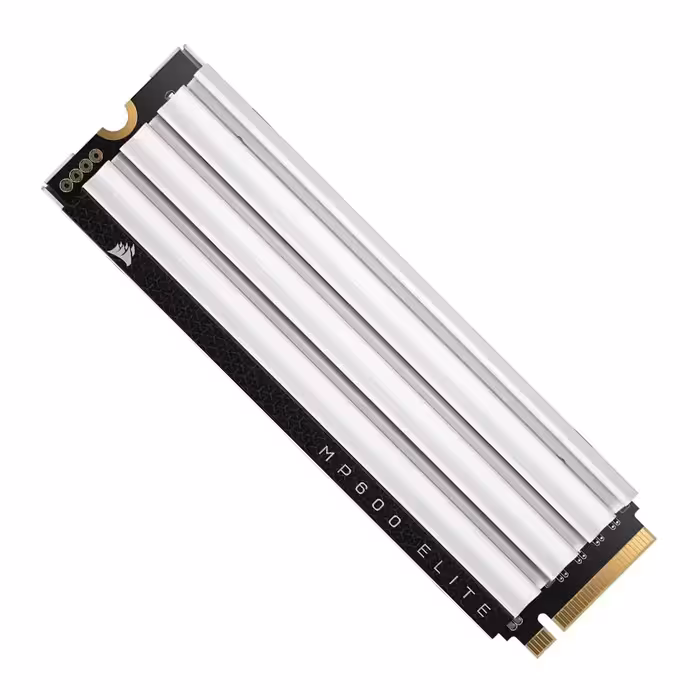 قیمت و خرید اس اس دی 2 ترابایت کورسیر مدل MP600 ELITE Heatsink PCIe 4.0 NVMe M.2 2280 White | یاس ارتباط