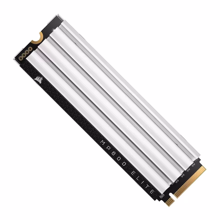 قیمت و خرید اس اس دی 2 ترابایت کورسیر مدل MP600 ELITE Heatsink PCIe 4.0 NVMe M.2 2280 White | یاس ارتباط