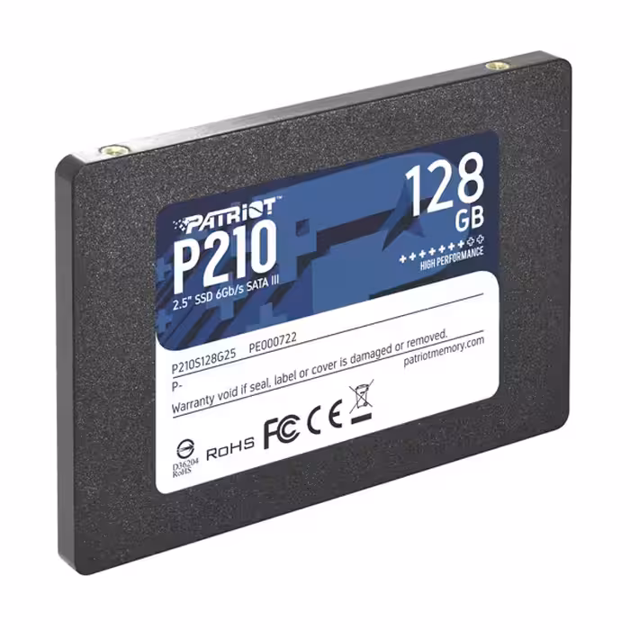 هارد اس اس دی اینترنال پاتریوت مدل PATRIOT P210 ظرفیت 128 گیگابایت