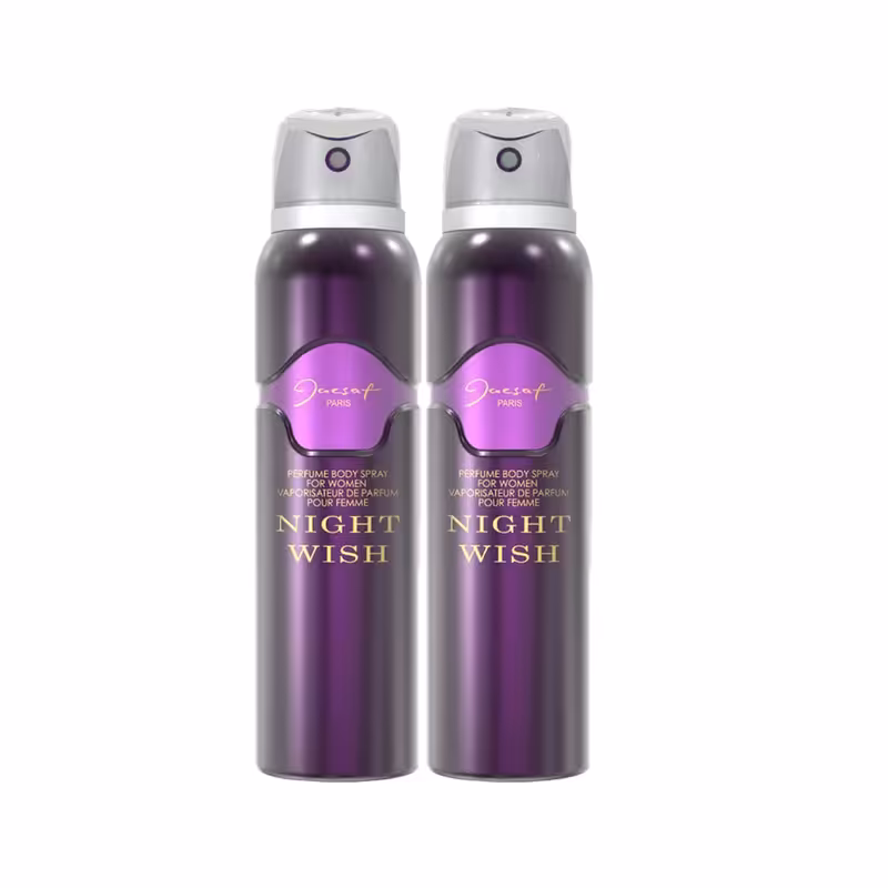 اسپری بدن زنانه ژکساف مدل Night Wish Sh3489.2 حجم 150 میلی لیتر بسته 2 عددی