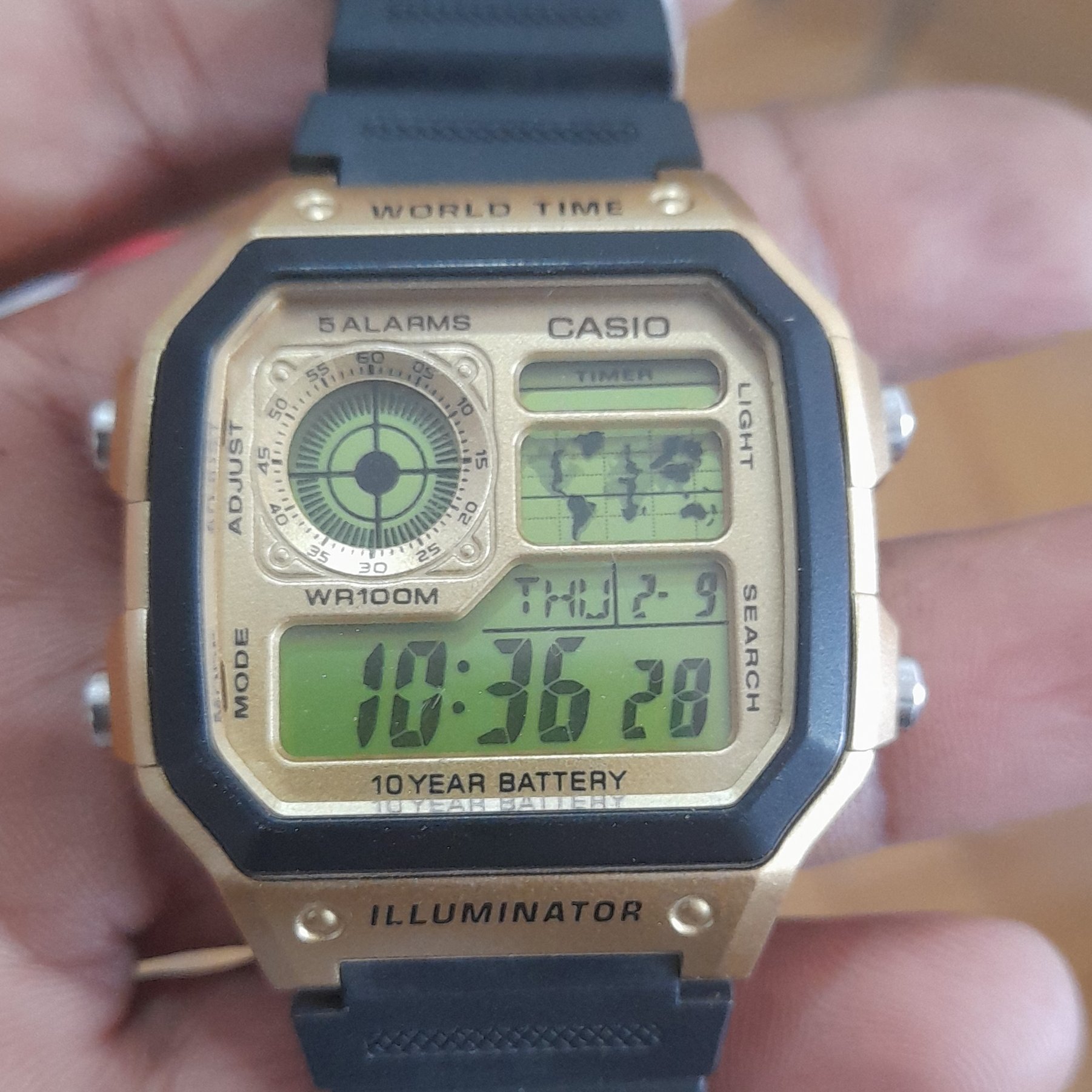 ساعت کاسیو مدل آ ای 12000 دبلیو اچ چینی کپی