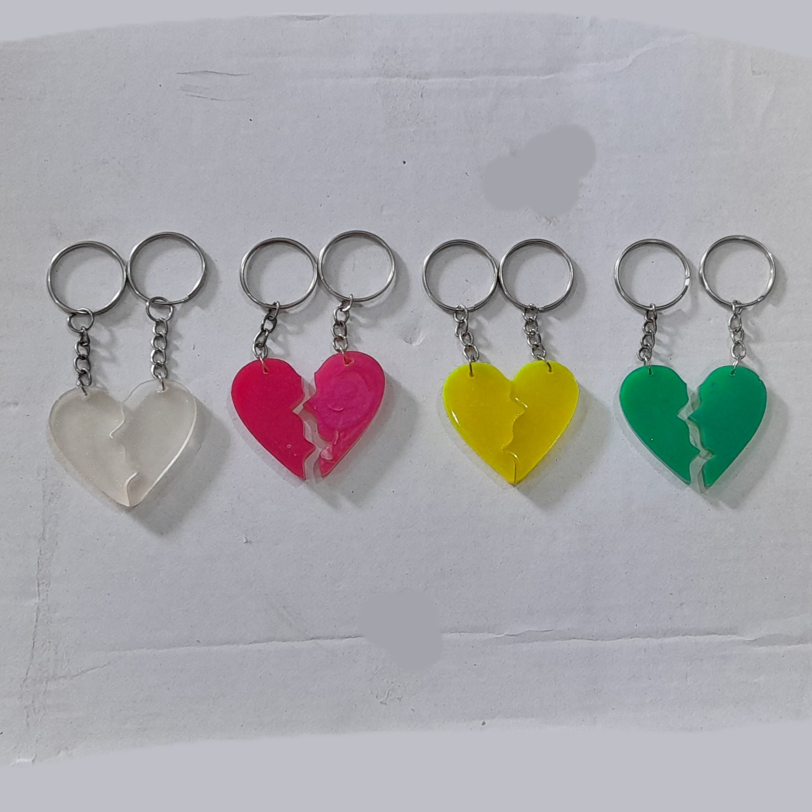 ست جاکلیدی قلب شکسته رزینی