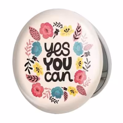 آینه جیبی خندالو طرح جملات انگیزشی مدل تاشو کد 24795