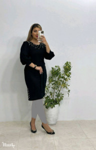 پیراهن کریشه مدل مرواری