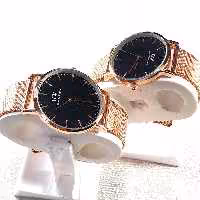 ساعت دنیل ولینگتون بند حصیری متور ژاپن  ست زنانه و مردانه