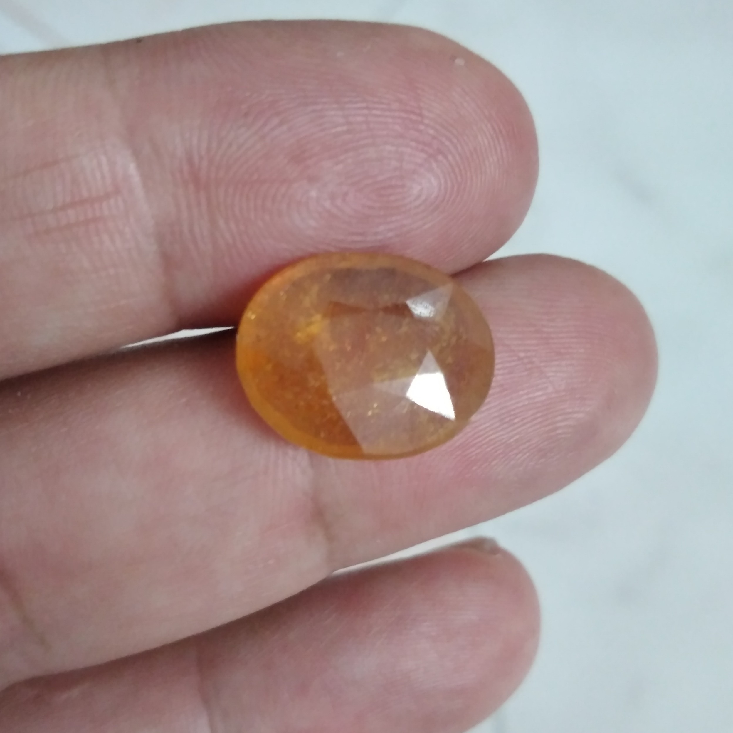 یاقوت زرد طبیعی