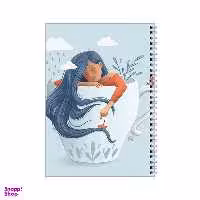 دفتر مشق 100 برگ بامبیلیپ طرح دختر دریا کد 0639512