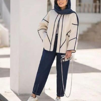مانتو شلوار زنانه لنین مدل مهستان