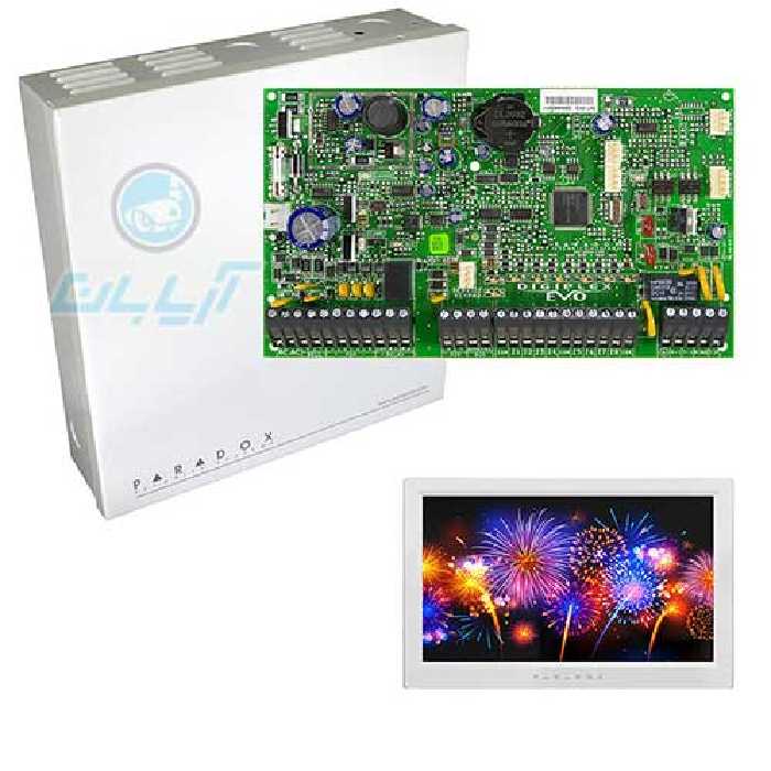 کنترل پنل دزدگیر پارادوکس EVO192 TM70