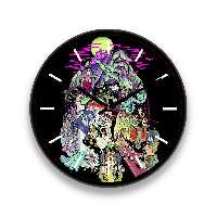 ساعت رومیزی راویتا مدل هیولاها کد 3422 در رنگ های مشکی و سفید