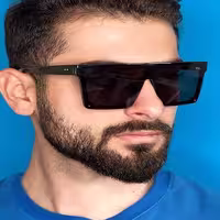 عینک آفتابی مردانه مربعی YSL یووی400