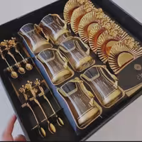 ست چایخوری 18 پارچه مدل گل ژاپنی محصول ترکیه