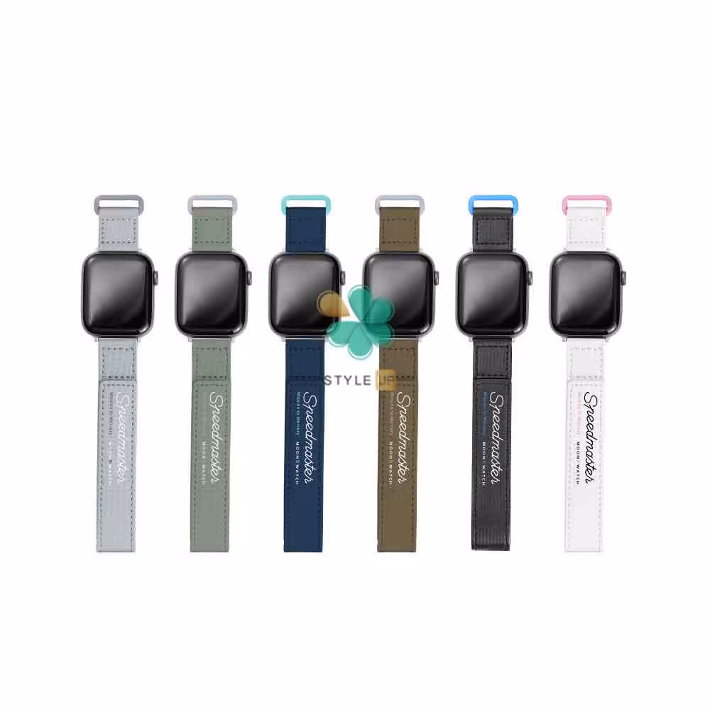 بند چرمی چسبی ساعت اپل واچ Apple Watch 42/44mm مدل SpeedMaster