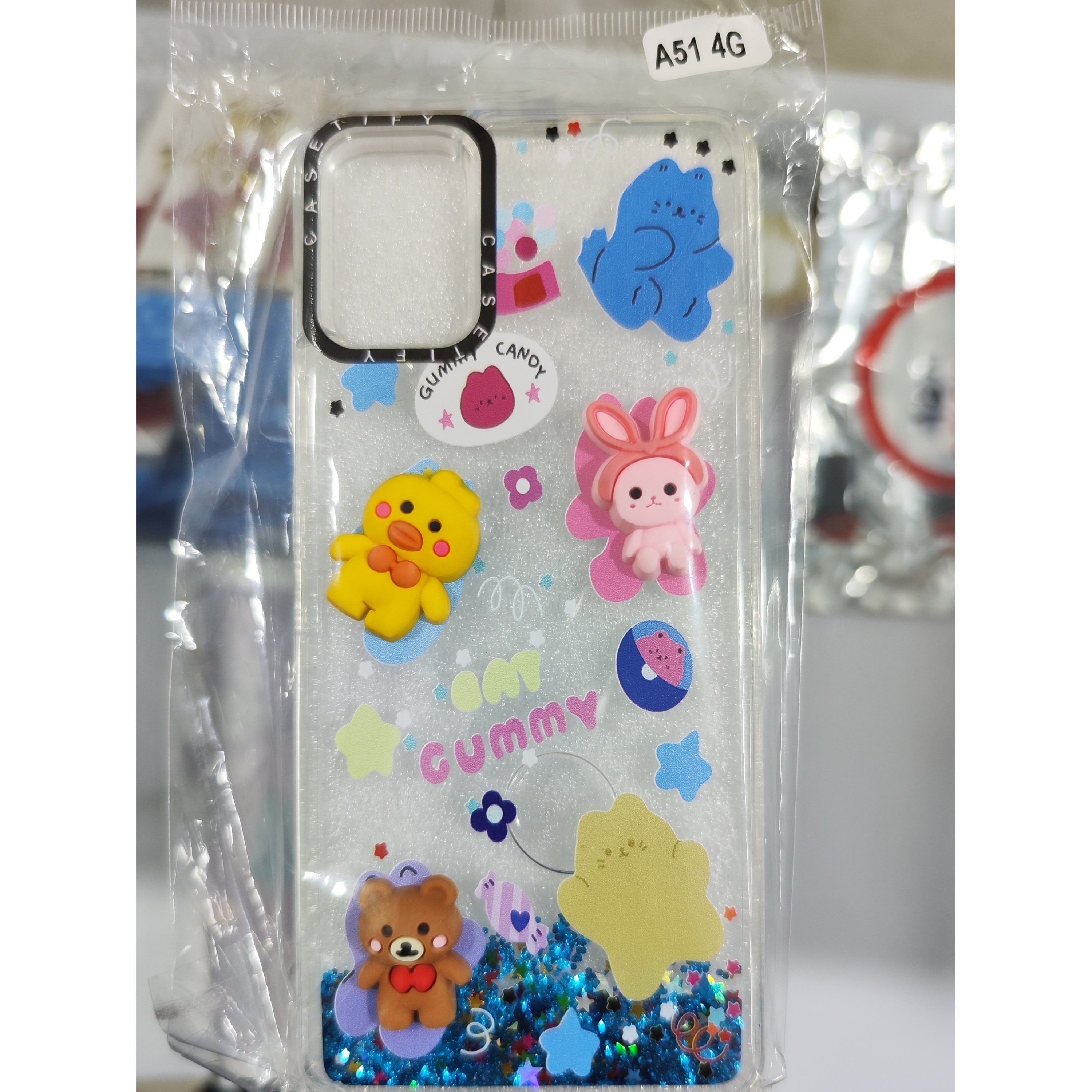 قاب آکواریومی سامسونگ Samsung A51 4G ( رنگ آبی )