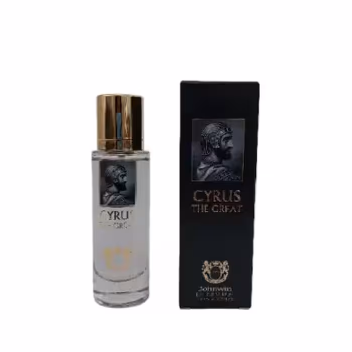 ادو پرفیوم مردانه جانوین مدل کوروش بزرگ حجم 30 میل