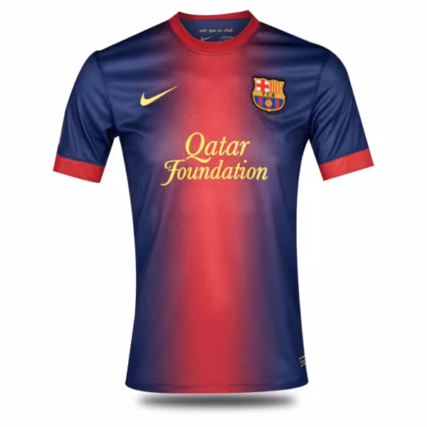 پیراهن کلاسیک اول بارسلونا 2012