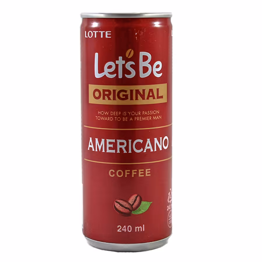 آیس کافی آمریکانو لتس بی کره ای (قهوه سرد ) lets be
