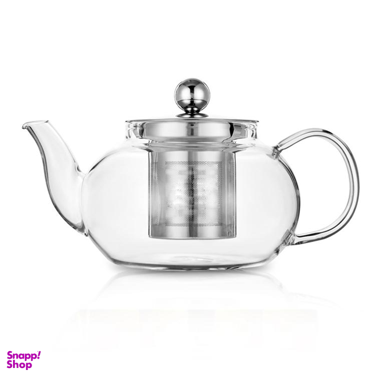 قوری پیرکس مدل صافی استیل گنجایش 600 میلی لیتر