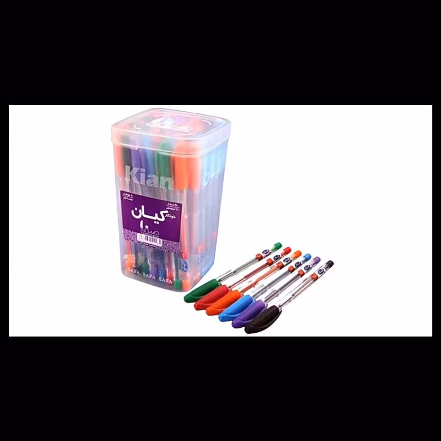 خودکار رنگی کیان بسته  50 عددی