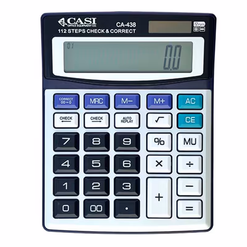 خرید ماشین حساب کاسی مدل CA-438